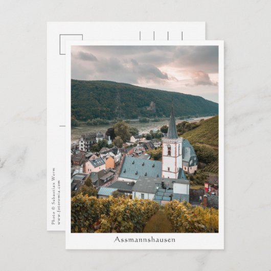 Assmannshausen Deutschland Postkarte (Vorne/Hinten)