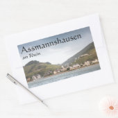 Assmannshausen Deutschland Rechteckiger Aufkleber (Umschlag)