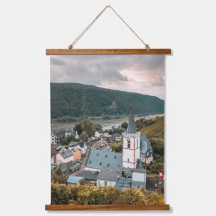 Assmannshausen Deutschland Wandteppich Mit Holzrahmen