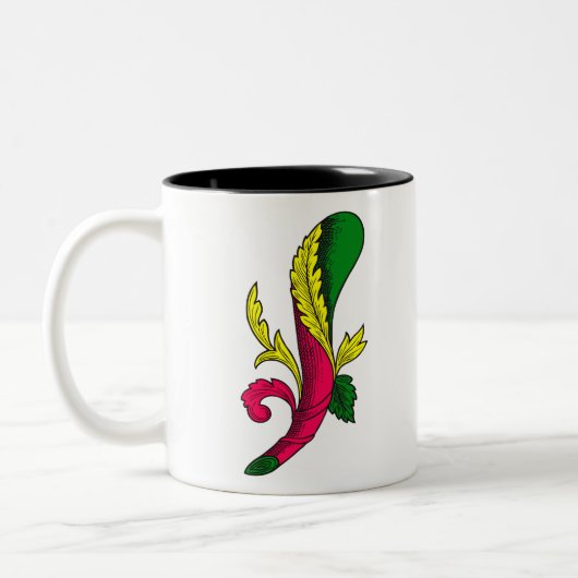 Asso di Bastoni Zweifarbige Tasse (Links)