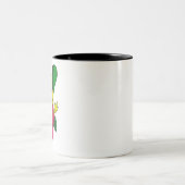 Asso di Bastoni Zweifarbige Tasse (Mittel)