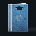 Associate of Applied Science Degree Card Blue Dankeskarte<br><div class="desc">Associate in Applied Science Degree,  die Karte ist ein blaues Leder-Look mit einem schwarzen Graduierdeckel. Dank der Hungryjpeg und Creative Fabrica für einige der Elemente im Design. Die Wörter auf der Innenseite können geändert werden.</div>