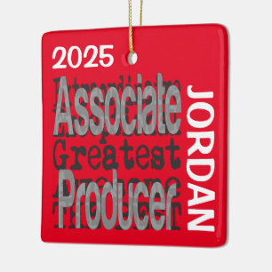 Associate Producer Extraordinaire CUSTOM Keramikornament