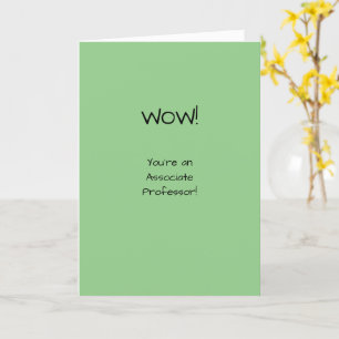 Associate Professor gratulieren Funny Joke Karte
