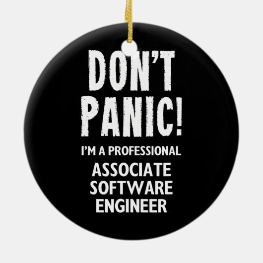 Associate Software Engineer Keramik Ornament (Hinten)