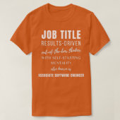 Associate Software Engineer Work Birthday Punny Fu T-Shirt (Design vorne)