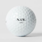 Association Golf Turnier Text Titleist Pro VI Golfball (Vorderseite)