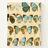 Assorted Butterfly Hardcover Spiral Sketchbook Notizblock (Rückseite)