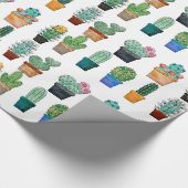 Assorted Cactus Pflanze Thunder_Cove Geschenkpapier (Ecke)
