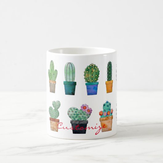 Assorted Cactus Pflanze Thunder_Cove Kaffeetasse (Mittel)