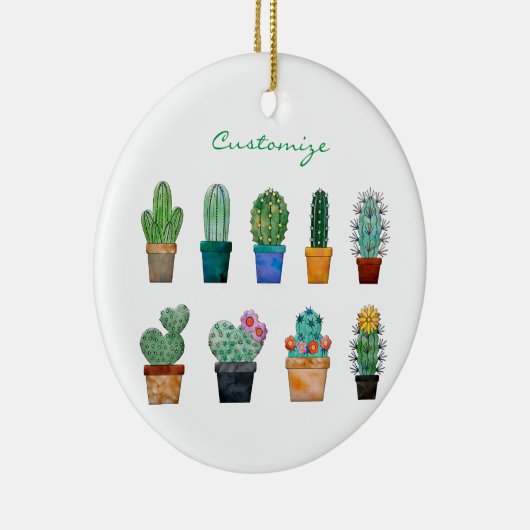 Assorted Cactus Pflanze Thunder_Cove Keramik Ornament (Rechts)