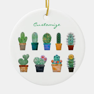 Assorted Cactus Pflanze Thunder_Cove Keramik Ornament