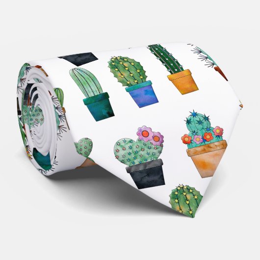 Assorted Cactus Pflanze Thunder_Cove Krawatte (Gerollt)