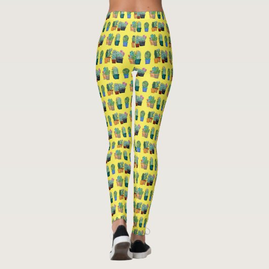 Assorted Cactus Pflanze Thunder_Cove Leggings (Rückseite)