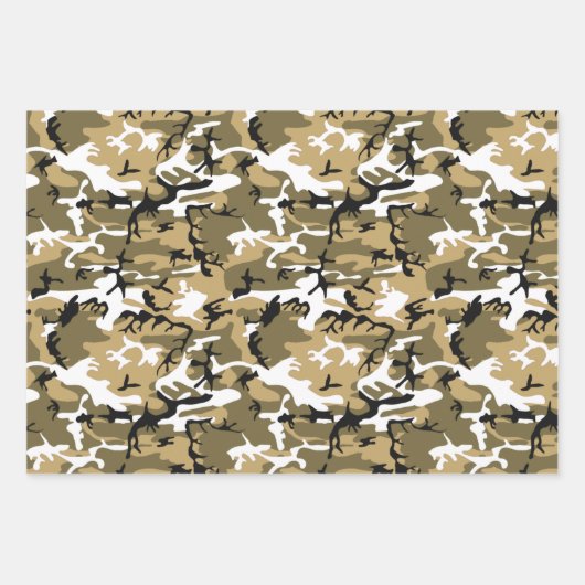 Assorted Camouflage Geschenkpapier Set (Vorderseite 3)