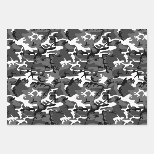 Assorted Camouflage Geschenkpapier Set (Vorderseite 2)