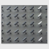 Assorted-color security cameras geschenkpapier (Flach)
