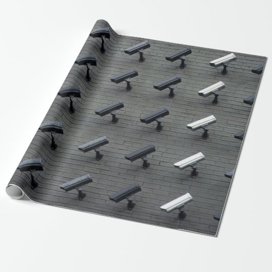 Assorted-color security cameras geschenkpapier (Ungerollt)