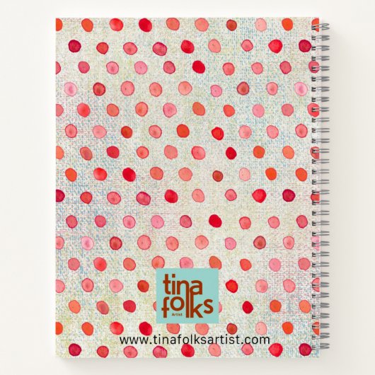 Assorted Donuts Spiral Notebook Notizblock (Rückseite)