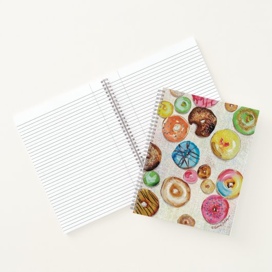 Assorted Donuts Spiral Notebook Notizblock (Innenseite)