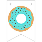 Assorted Donuts Wimpelkette (Dritte Fahne)