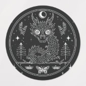 Assorted Dragon Stickers Etiketten (Design 1)