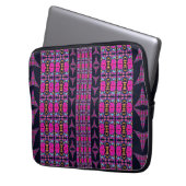 Assorted Floral Pinwheels Laptopschutzhülle (Vorderseite Links)