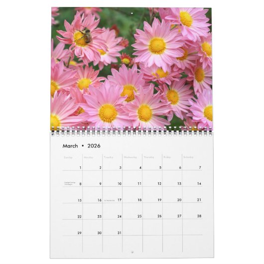 Assorted Flowers Kalender (Mär 2026)