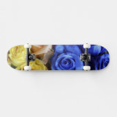 Assorted fresh rose bouquets skateboard (Horizontal)