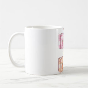 Assorted Fruits Flavored Milk Packets Doodle Kaffeetasse