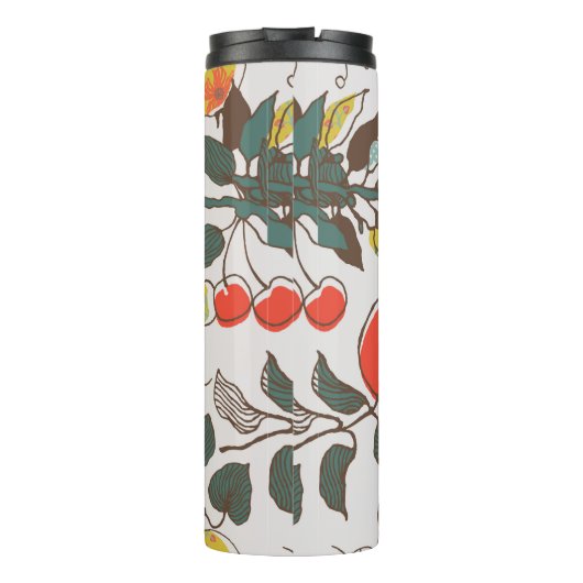 assorted fruits. seamless pattern thermosbecher (Rückseite)