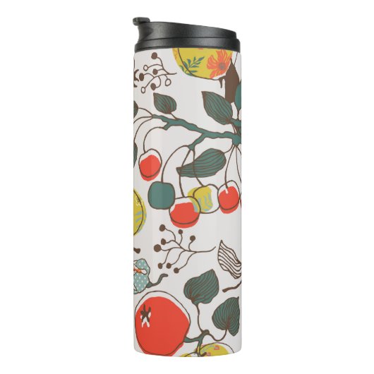 assorted fruits. seamless pattern thermosbecher (Nach rechts gedreht)