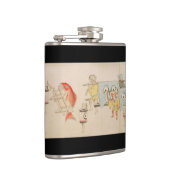 Assorted Japanisch Yokai Emaki Flachmann (Rechts)