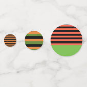 Assorted Mix Halloween Stripes Konfetti (Vorderseiten)