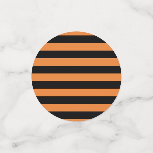 Assorted Mix Halloween Stripes Konfetti (Klein Vorderseite)