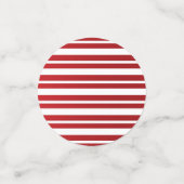 Assorted Mix Weihnachten Rote Streifen Konfetti (Klein Vorderseite)