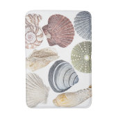 Assorted Muscheln Coastal Beach House Badematte (Vorderseite Vertikal)