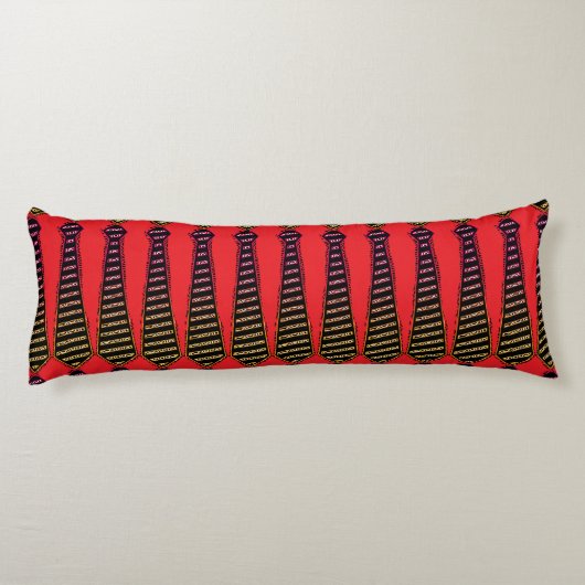 Assorted Novelty Ties  Seitenschläferkissen (Rückseite)