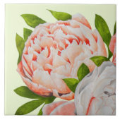 Assorted Peonies on a Ceramic Tile (A) Fliese (Vorderseite)