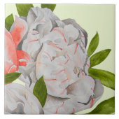 Assorted Peonies on a Ceramic Tile (D) Fliese (Vorderseite)