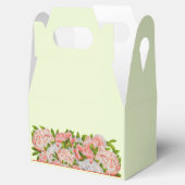 Assorted Peonies on a Gable Favor Box Geschenkschachtel (Geöffnet)