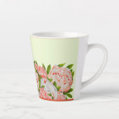 Assorted Peonies on a Small Latte Tasse (Rechts)