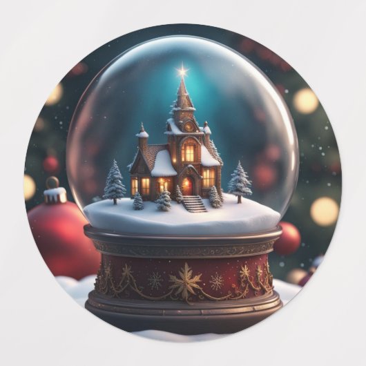 Assorted Snowman Stickers Etiketten (Design 2)