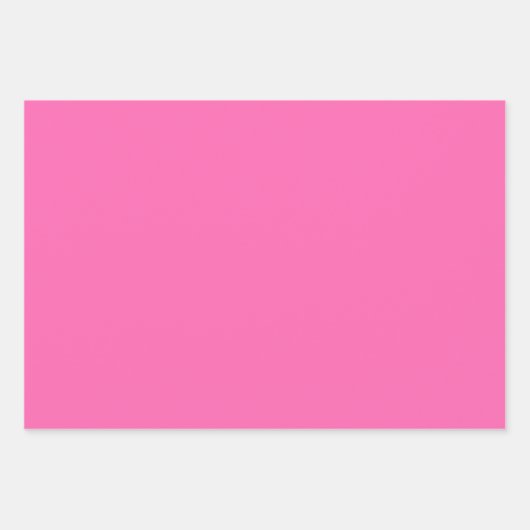 Assorted Solid Pink Geschenkpapier Set (Vorderseite 3)