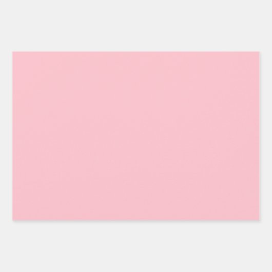 Assorted Solid Pink Geschenkpapier Set (Vorderseite 2)