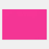 Assorted Solid Pink Geschenkpapier Set (Vorderseite)