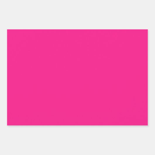 Assorted Solid Pink Geschenkpapier Set (Vorderseite)