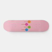 Assorted Spiral Colorful Lollipops Skateboard (Horizontal)