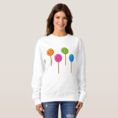 Assorted Spiral Colorful Lollipops Sweatshirt (Vorne ganz)