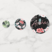 Assorted Tropical Aloha Hawaiian Birthday Party Konfetti (Rückseiten)